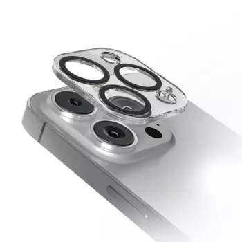 Ekrāna un kameras lēcu aizsargs SBS TECAMGLIP16PK iPhone 16 Pro/Pro Max, pret skrāpējumiem, caurspīdīgs