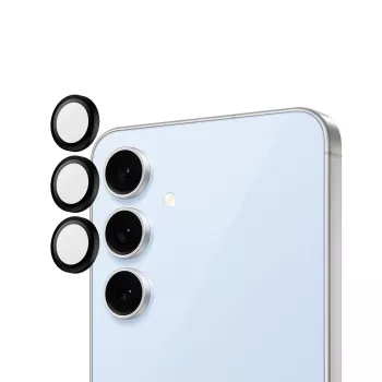 PanzerGlass ® Hoops® Kameras Lēcu Aizsargs Melns Samsung Galaxy S24 FE
