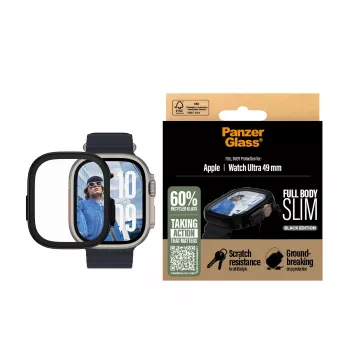 PanzerGlass® Snappie Full Body Slim Black Apple Watch Ultra 3 | Ultra 2 | Ultra | 49mm