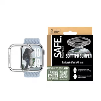 PanzerGlass SAFE. TPU Bumper Caurspīdīgs Apple Watch Series 11 | 10 | 46mm