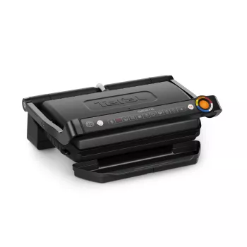 Kontakta grils Tefal Optigrill+ XL GC727810 2000 W, taisnstūra, regulējams termostats, melns, 445×365×175 mm