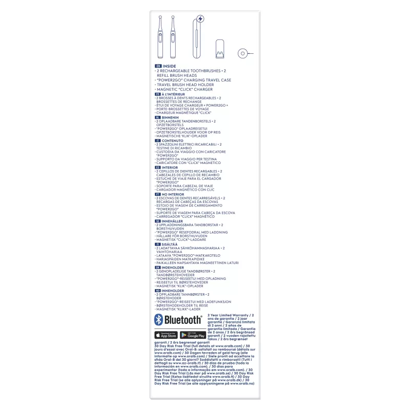 Rotējoši-oscilējoša zobu birste Oral-B iO 80363731 Melns Sudrabs Pieaugušajiem Smaganu kopšana Jutīgi Zobi Balināšana