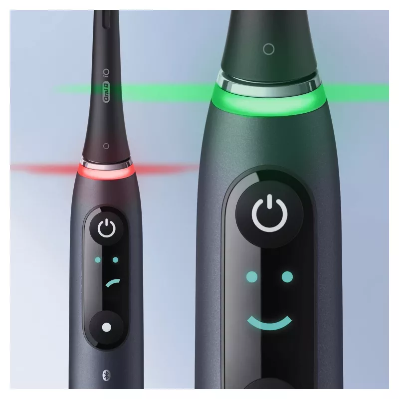 Rotējoši-oscilējoša zobu birste Oral-B iO 80363731 Melns Sudrabs Pieaugušajiem Smaganu kopšana Jutīgi Zobi Balināšana