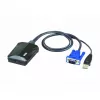 ATEN CV211 Laptop USB KVM konsoles avārijas kartes adapteris