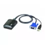ATEN CV211 Laptop USB KVM konsoles avārijas kartes adapteris