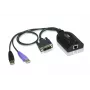ATEN KA7166 KVM adaptera kabelis (CPU modulis), USB - DVI uz Cat5e/6