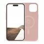 dbramante1928 Monaco Silicone Maciņš ar MagSafe iPhone 15 Pink Sand