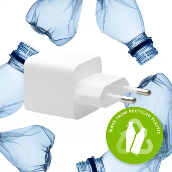 dbramante1928 re-charge Pro - EU sienas lādētājs USB-C 30W + USB-A 18W