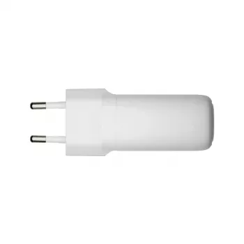 Lādētājs d bramante re-charge Pro EU – iekštelpu, AC 110–240V, USB‑C 65W + USB‑A 18W, balts