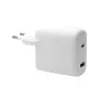 Lādētājs d bramante re-charge Pro EU – iekštelpu, AC 110–240V, USB‑C 65W + USB‑A 18W, balts