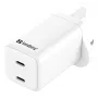 Lādētājs SANDBERG Dual USB-C PD65W UK 441-62