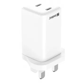 Lādētājs SANDBERG Dual USB-C PD65W UK 441-62