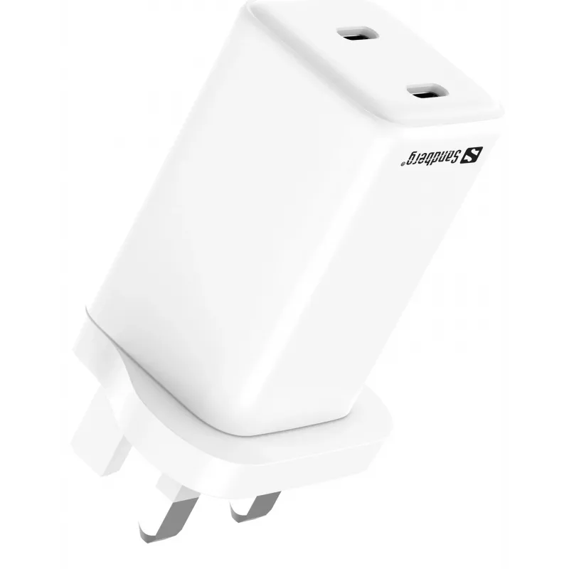 Lādētājs SANDBERG Dual USB-C PD65W UK 441-62