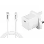 SANDBERG 441-64 USB-C lādētājs 20W ar Lielbritānijas kontaktdakšu — ātra USB Power Delivery uzlāde