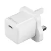 SANDBERG 441-64 USB-C lādētājs 20W ar Lielbritānijas kontaktdakšu — ātra USB Power Delivery uzlāde