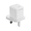 SANDBERG 441-64 USB-C lādētājs 20W ar Lielbritānijas kontaktdakšu — ātra USB Power Delivery uzlāde