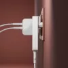 dbramante1928 Pro - EU/US Slīpais Lādētājs - USB-C 65W+USB-A 30W - Balts