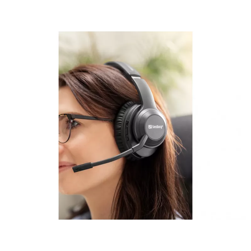 Sandberg Wireless Headset ANC+ENC Pro bezvadu austiņas