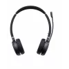 Yealink WH62 Dual Teams Bezvadu Austiņas, 20 - 20000 Hz, Birojam/Zvanu Centram, 127 g, Galvas saite, Melna