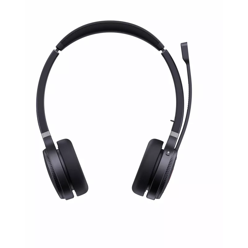 Yealink WH62 Dual Teams Bezvadu Austiņas, 20 - 20000 Hz, Birojam/Zvanu Centram, 127 g, Galvas saite, Melna