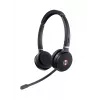 Yealink WH62 Dual Teams Bezvadu Austiņas, 20 - 20000 Hz, Birojam/Zvanu Centram, 127 g, Galvas saite, Melna