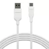 dbramante1928 re-charge Pro CB12ACWH7088 USB-A uz USB-C vads, 1,2 m, USB 2.0, 480 Mbps, 36W, 100 % otrreiz pārstrādāta plastmasa, balts