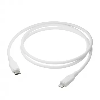 USB-C uz Lightning kabelis 1.2 m, d bramante re-charge Pro, Balts