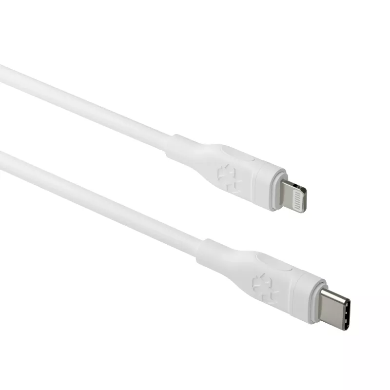 USB-C uz Lightning kabelis 1.2 m, d bramante re-charge Pro, Balts