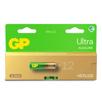GP Batteries Ultra Alkaline GP15AU AA LR06 vienreizējās lietošanas baterija, 10 gadu uzglabāšanas laiks