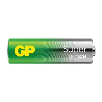 GP Batteries Super Alkaline GP15A AA LR06 vienreizējās lietošanas baterija, 10 gadu glabāšanas laiks