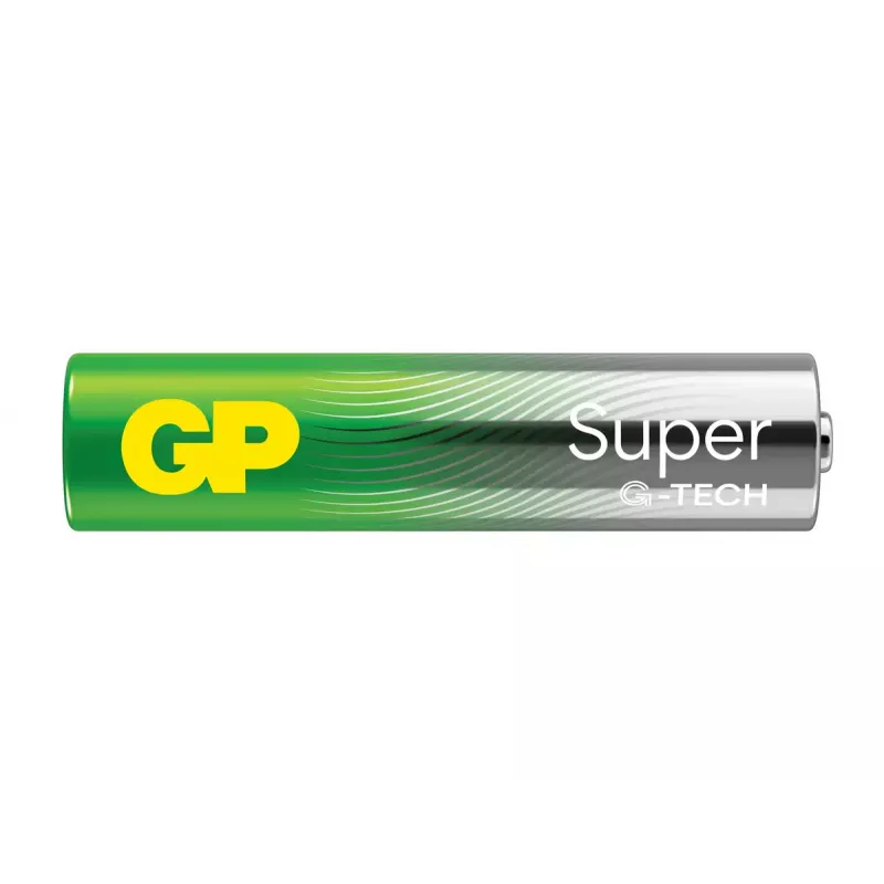 GP Batteries Super Alkaline GP24A AAA vienreizējās lietošanas baterija, 10 gadu glabāšanas laiks