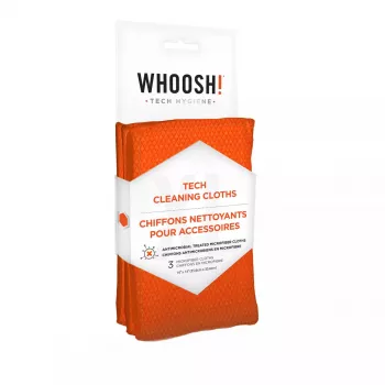 WHOOSH! Tech Cleaning Cloths Mobile phone Orange – 3 salvetes tīrīšanai