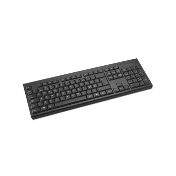 Bezvadu tastatūra Kensington KB150 EQ pilna izmēra 105 taustiņi Melna