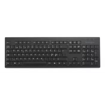 Bezvadu tastatūra Kensington KB150 EQ pilna izmēra 105 taustiņi Melna