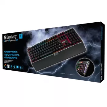 Mehāniskā tastatūra Sandberg FireStorm Mech Keyboard BE
