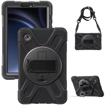 eSTUFF AUSTIN Aizsargmaciņa Samsung Galaxy Tab A9 - Melna