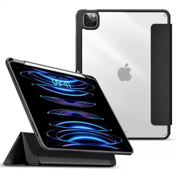 Folio Maciņš eSTUFF ES68202301-BULK iPad Pro 12.9 collu 2 Statīva Režīmi Melns