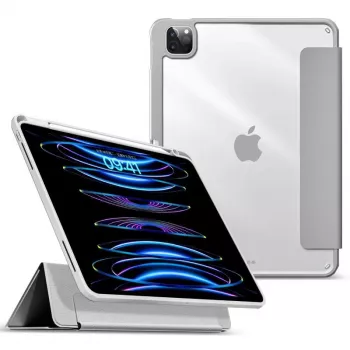 eSTUFF ES68202307-BULK planšetes maciņš 32.8 cm (12.9 collu) Folio Pelēks