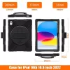 eSTUFF ES683300-BULK CHICAGO Full Body Defender aizsargmaciņš, paredzēts Apple iPad 10,9 collu (27,7 cm) 10./11. paaudzei, polikarbonāts/silikons, melns