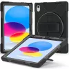 eSTUFF ES683300-BULK CHICAGO Full Body Defender aizsargmaciņš, paredzēts Apple iPad 10,9 collu (27,7 cm) 10./11. paaudzei, polikarbonāts/silikons, melns