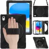eSTUFF ES683300-BULK CHICAGO Full Body Defender aizsargmaciņš, paredzēts Apple iPad 10,9 collu (27,7 cm) 10./11. paaudzei, polikarbonāts/silikons, melns