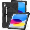 eSTUFF ES683300-BULK CHICAGO Full Body Defender aizsargmaciņš, paredzēts Apple iPad 10,9 collu (27,7 cm) 10./11. paaudzei, polikarbonāts/silikons, melns