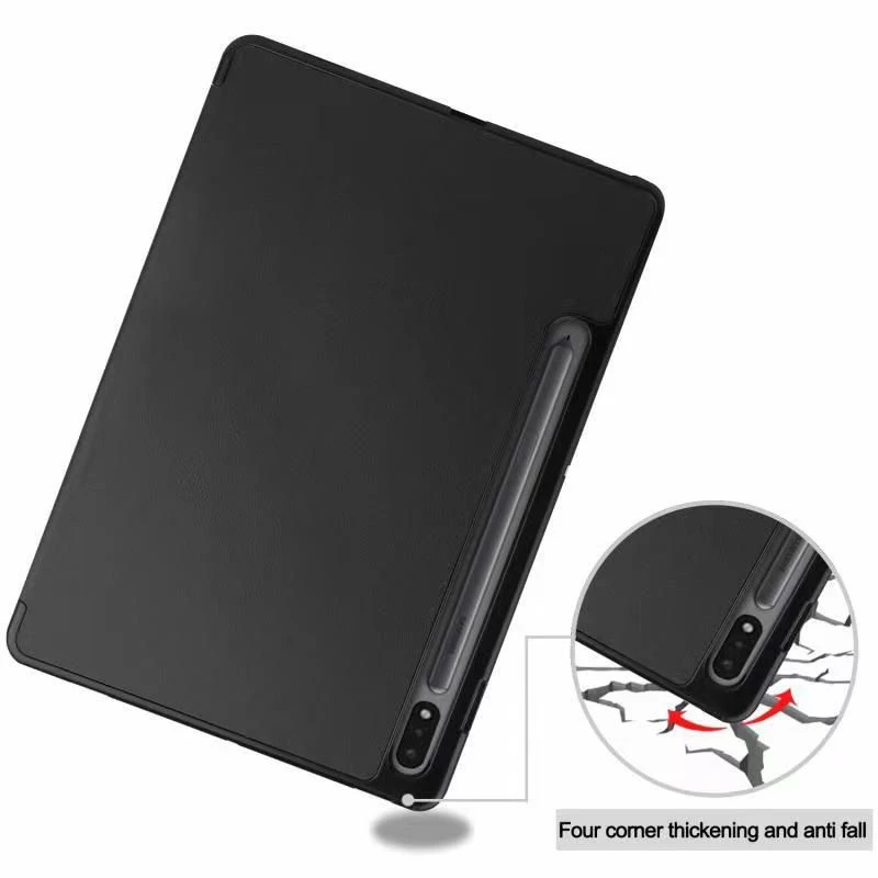 Folio Maciņš eSTUFF Samsung Galaxy Tab S7 FE 31.5 cm 2 Stāvokļa Režīmi Melns