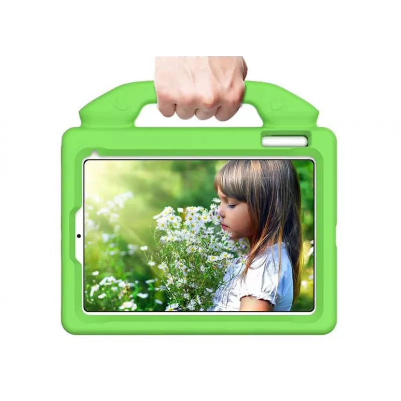 eSTUFF ES682309-BULK HANDY planšetes aizmugures vāks Apple iPad mini (6. paaudzes), EVA putas, zaļš
