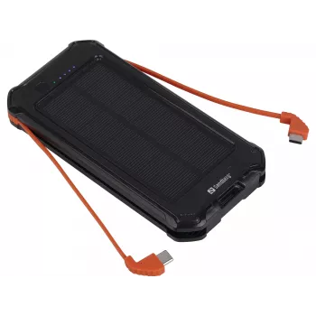 Powerbank Sandberg 3in1 Solar Powerbank 10000 10000 mAh 2A Melns