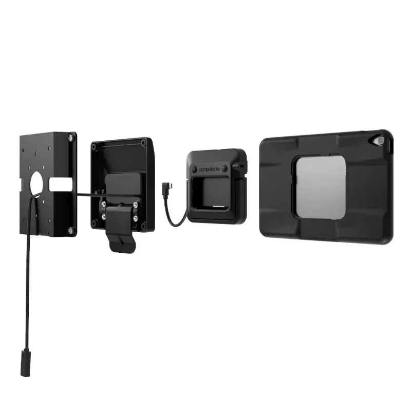 Compulocks iPad 10.9 collu 10. paaudzes PowerMove Black sienas stiprinājums, maksimālais ekrāna izmērs 27.7 cm