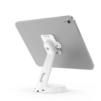 Compulocks GlideTab balts alumīnija statīvs planšetdatoram līdz 27,9 cm (11 collu)