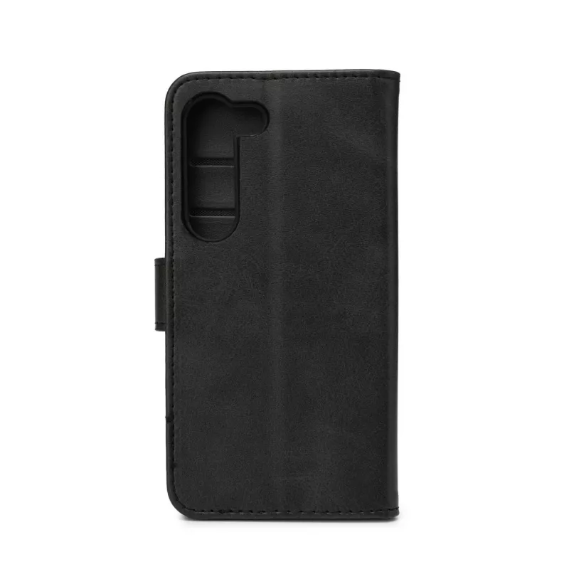 Maciņa futrālis eSTUFF Samsung Galaxy S23 Melns ar karšu kabatiņām
