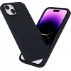 eSTUFF Infinite Rome ES67150026-BULK aizmugures vāciņš Apple iPhone 15 Plus, magnētisks, saderīgs ar MagSafe, silikons/polikarbonāts, melns