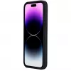 eSTUFF Infinite Rome ES67150026-BULK aizmugures vāciņš Apple iPhone 15 Plus, magnētisks, saderīgs ar MagSafe, silikons/polikarbonāts, melns